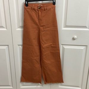 Billabong high waist cropped wide leg chino size 24